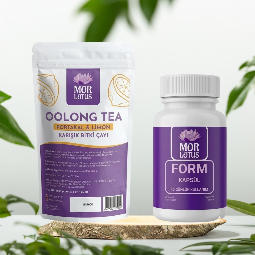 Form Kapsül ve Bitkisel Oolong Çayı İkili Set