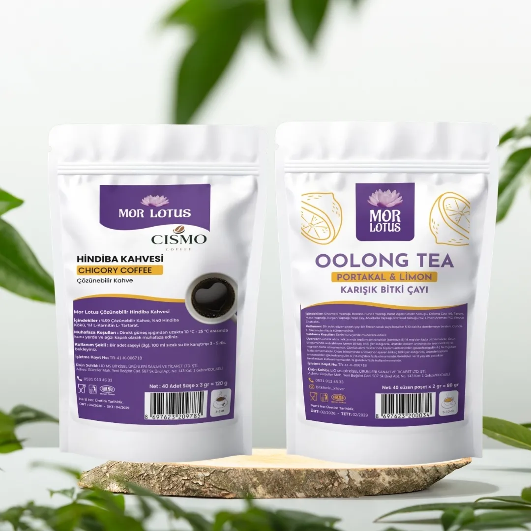 Cismo Hindiba Kahvesi ve Bitkisel Oolong Çayı İkili Set