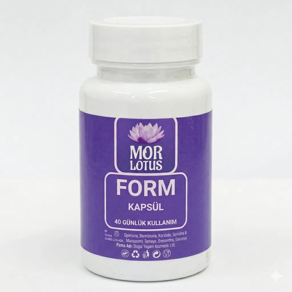 Mor Lotus Form Kapsül