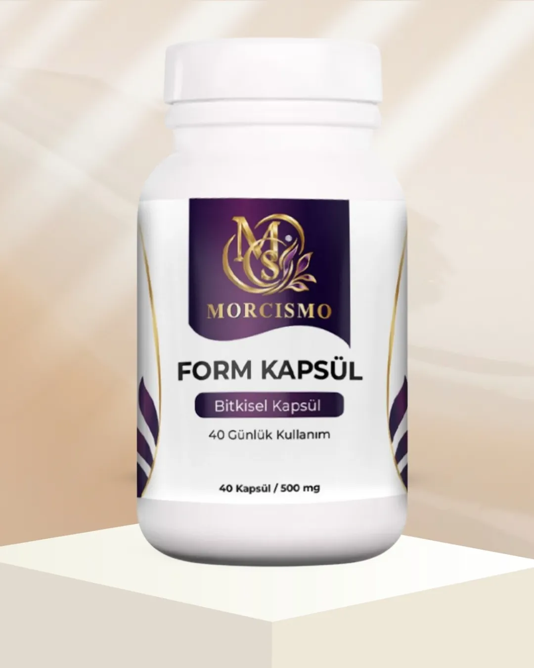 Mor Lotus Form Kapsül